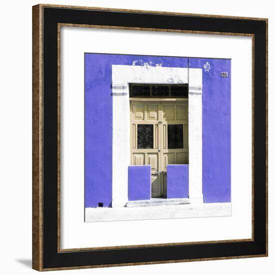 ¡Viva Mexico! Square Collection - "130 Street" Purple Wall-Philippe Hugonnard-Framed Photographic Print