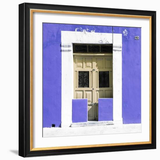 ¡Viva Mexico! Square Collection - "130 Street" Purple Wall-Philippe Hugonnard-Framed Photographic Print