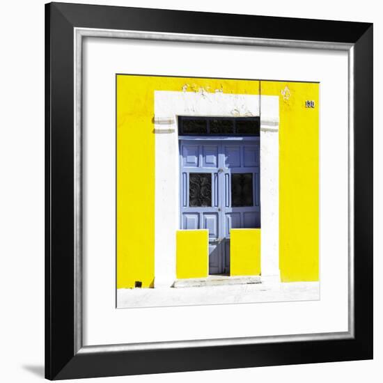 ¡Viva Mexico! Square Collection - "130 Street" Yellow Wall-Philippe Hugonnard-Framed Photographic Print