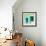 ¡Viva Mexico! Square Collection - "172 Street" Blue & Green-Philippe Hugonnard-Framed Photographic Print displayed on a wall
