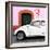 ¡Viva Mexico! Square Collection - "21-B" White VW Beetle Car III-Philippe Hugonnard-Framed Photographic Print