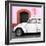 ¡Viva Mexico! Square Collection - "21-B" White VW Beetle Car III-Philippe Hugonnard-Framed Photographic Print