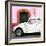 ¡Viva Mexico! Square Collection - "21-B" White VW Beetle Car III-Philippe Hugonnard-Framed Photographic Print