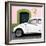 ¡Viva Mexico! Square Collection - "21-B" White VW Beetle Car IV-Philippe Hugonnard-Framed Photographic Print