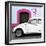 ¡Viva Mexico! Square Collection - "21-B" White VW Beetle Car V-Philippe Hugonnard-Framed Photographic Print