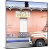¡Viva Mexico! Square Collection - "5 de febrero" Coral Wall-Philippe Hugonnard-Mounted Photographic Print