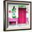 ¡Viva Mexico! Square Collection - "ALASKA" Pink Bar-Philippe Hugonnard-Framed Photographic Print