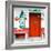 ¡Viva Mexico! Square Collection - "ALASKA" Red Bar-Philippe Hugonnard-Framed Photographic Print