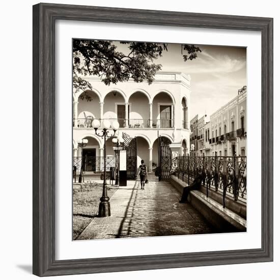 ¡Viva Mexico! Square Collection - Architecture Campeche II-Philippe Hugonnard-Framed Photographic Print