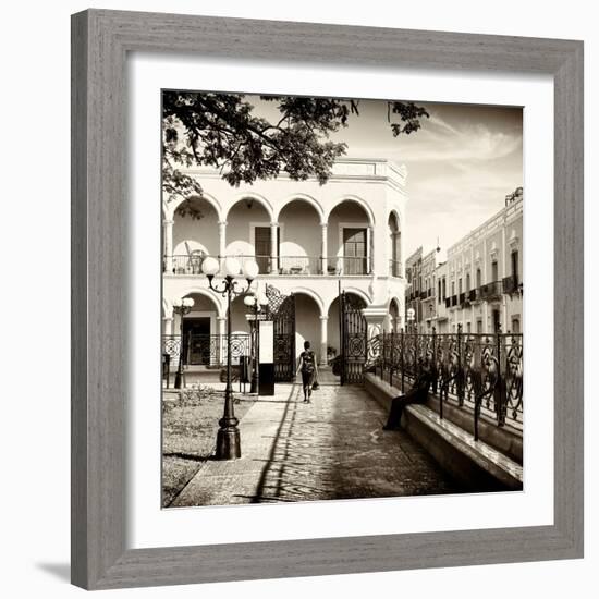 ¡Viva Mexico! Square Collection - Architecture Campeche II-Philippe Hugonnard-Framed Photographic Print