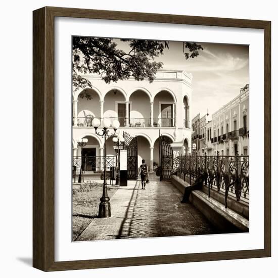 ¡Viva Mexico! Square Collection - Architecture Campeche II-Philippe Hugonnard-Framed Photographic Print