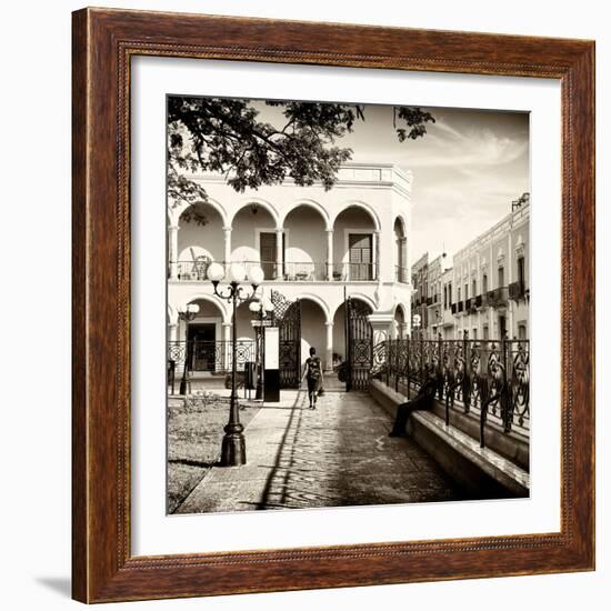 ¡Viva Mexico! Square Collection - Architecture Campeche II-Philippe Hugonnard-Framed Photographic Print