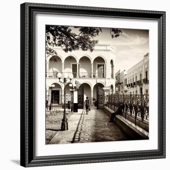 ¡Viva Mexico! Square Collection - Architecture Campeche II-Philippe Hugonnard-Framed Photographic Print