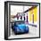 ¡Viva Mexico! Square Collection - Blue VW Beetle Car in San Cristobal-Philippe Hugonnard-Framed Photographic Print