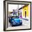 ¡Viva Mexico! Square Collection - Blue VW Beetle Car in San Cristobal-Philippe Hugonnard-Framed Photographic Print