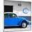 ¡Viva Mexico! Square Collection - Blue VW Beetle Car & Peace Symbol-Philippe Hugonnard-Mounted Photographic Print