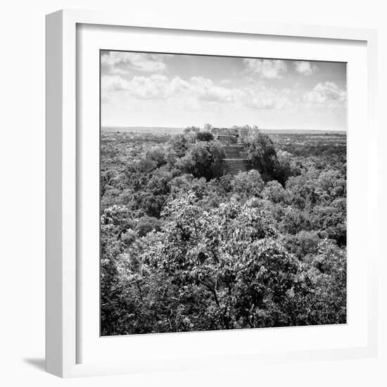 ¡Viva Mexico! Square Collection - Calakmul in the Mexican Jungle-Philippe Hugonnard-Framed Photographic Print