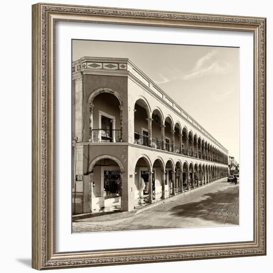 ¡Viva Mexico! Square Collection - Campeche Architecture V-Philippe Hugonnard-Framed Photographic Print