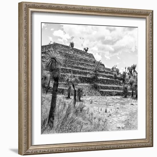 ¡Viva Mexico! Square Collection - Cantona Archaeological Ruins VIII-Philippe Hugonnard-Framed Photographic Print