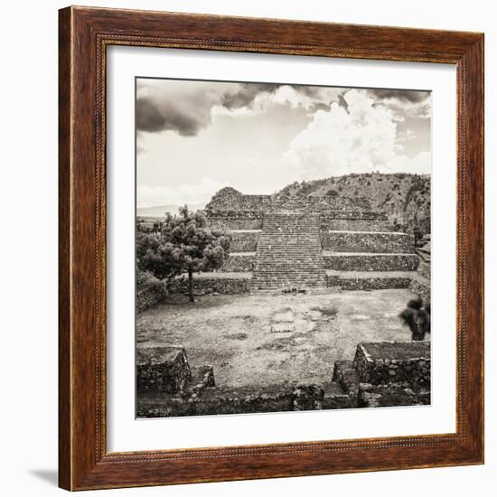 ¡Viva Mexico! Square Collection - Cantona Archaeological Ruins XII-Philippe Hugonnard-Framed Photographic Print