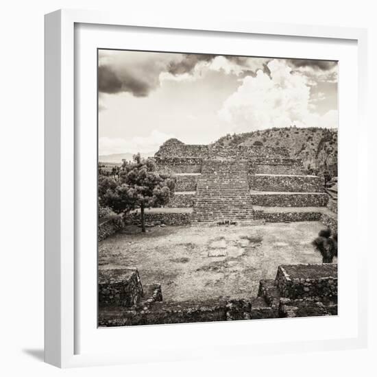 ¡Viva Mexico! Square Collection - Cantona Archaeological Ruins XII-Philippe Hugonnard-Framed Photographic Print