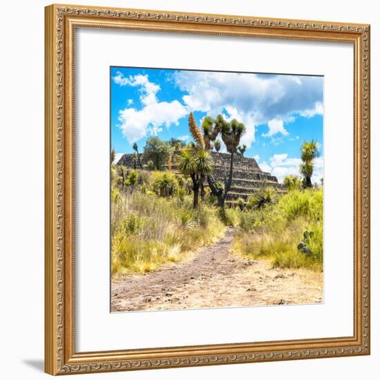 ¡Viva Mexico! Square Collection - Cantona Archaeological Ruins-Philippe Hugonnard-Framed Photographic Print