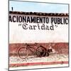 ¡Viva Mexico! Square Collection - "Caridad" Red Bike II-Philippe Hugonnard-Mounted Photographic Print