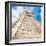 ¡Viva Mexico! Square Collection - Chichen Itza Pyramid IX-Philippe Hugonnard-Framed Photographic Print