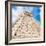 ¡Viva Mexico! Square Collection - Chichen Itza Pyramid IX-Philippe Hugonnard-Framed Photographic Print