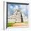 ¡Viva Mexico! Square Collection - Chichen Itza Pyramid V-Philippe Hugonnard-Framed Photographic Print