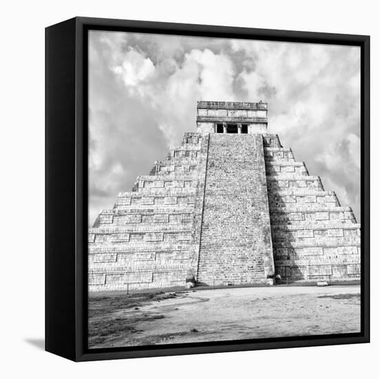 ¡Viva Mexico! Square Collection - Chichen Itza Pyramid VI-Philippe Hugonnard-Framed Premier Image Canvas