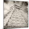 ¡Viva Mexico! Square Collection - Chichen Itza Pyramid X-Philippe Hugonnard-Mounted Photographic Print