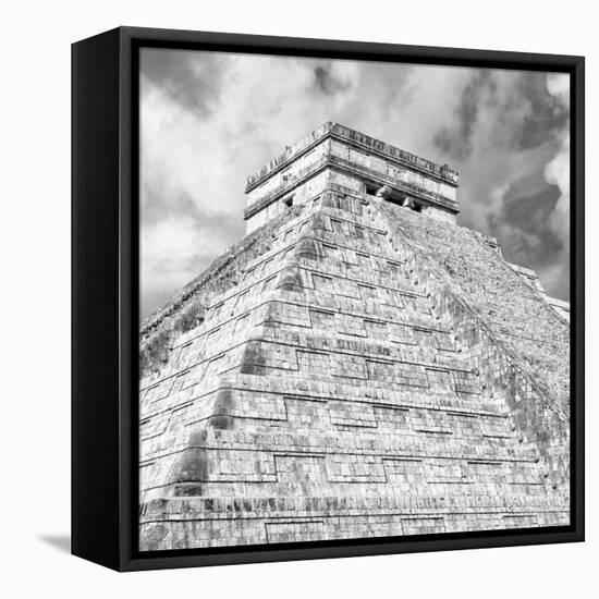 ¡Viva Mexico! Square Collection - Chichen Itza Pyramid XI-Philippe Hugonnard-Framed Premier Image Canvas