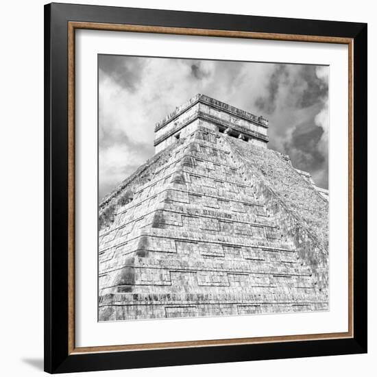 ¡Viva Mexico! Square Collection - Chichen Itza Pyramid XI-Philippe Hugonnard-Framed Photographic Print