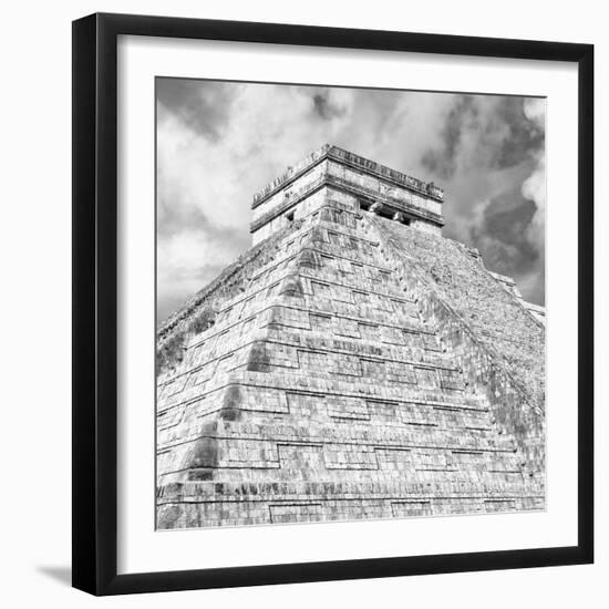 ¡Viva Mexico! Square Collection - Chichen Itza Pyramid XI-Philippe Hugonnard-Framed Photographic Print