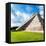 ¡Viva Mexico! Square Collection - Chichen Itza Pyramid XII-Philippe Hugonnard-Framed Premier Image Canvas