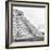 ¡Viva Mexico! Square Collection - Chichen Itza Pyramid XIX-Philippe Hugonnard-Framed Photographic Print