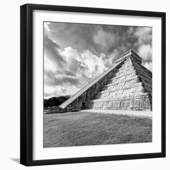 ¡Viva Mexico! Square Collection - Chichen Itza Pyramid XV-Philippe Hugonnard-Framed Photographic Print