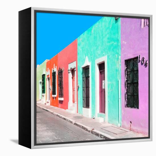 ¡Viva Mexico! Square Collection - Coloful Street VII-Philippe Hugonnard-Framed Premier Image Canvas