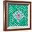 ¡Viva Mexico! Square Collection - Coral Green Mosaics-Philippe Hugonnard-Framed Photographic Print