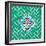 ¡Viva Mexico! Square Collection - Coral Green Mosaics-Philippe Hugonnard-Framed Photographic Print