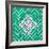 ¡Viva Mexico! Square Collection - Coral Green Mosaics-Philippe Hugonnard-Framed Photographic Print