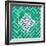 ¡Viva Mexico! Square Collection - Coral Green Mosaics-Philippe Hugonnard-Framed Photographic Print