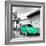 ¡Viva Mexico! Square Collection - Coral Green VW Beetle Car in San Cristobal de Las Casas-Philippe Hugonnard-Framed Photographic Print