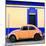 ¡Viva Mexico! Square Collection - Coral VW Beetle - San Cristobal-Philippe Hugonnard-Mounted Photographic Print