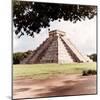 ¡Viva Mexico! Square Collection - El Castillo Pyramid - Chichen Itza II-Philippe Hugonnard-Mounted Photographic Print
