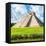 ?Viva Mexico! Square Collection - El Castillo Pyramid - Chichen Itza VIII-Philippe Hugonnard-Framed Premier Image Canvas