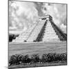 ¡Viva Mexico! Square Collection - El Castillo Pyramid - Chichen Itza XI-Philippe Hugonnard-Mounted Photographic Print