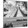 ¡Viva Mexico! Square Collection - El Castillo Pyramid - Chichen Itza XIV-Philippe Hugonnard-Mounted Photographic Print
