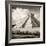 ¡Viva Mexico! Square Collection - El Castillo Pyramid in Chichen Itza VI-Philippe Hugonnard-Framed Photographic Print